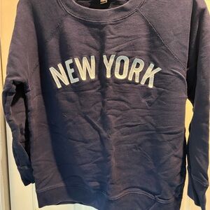 J. Crew Navy Blue Sweatshirt